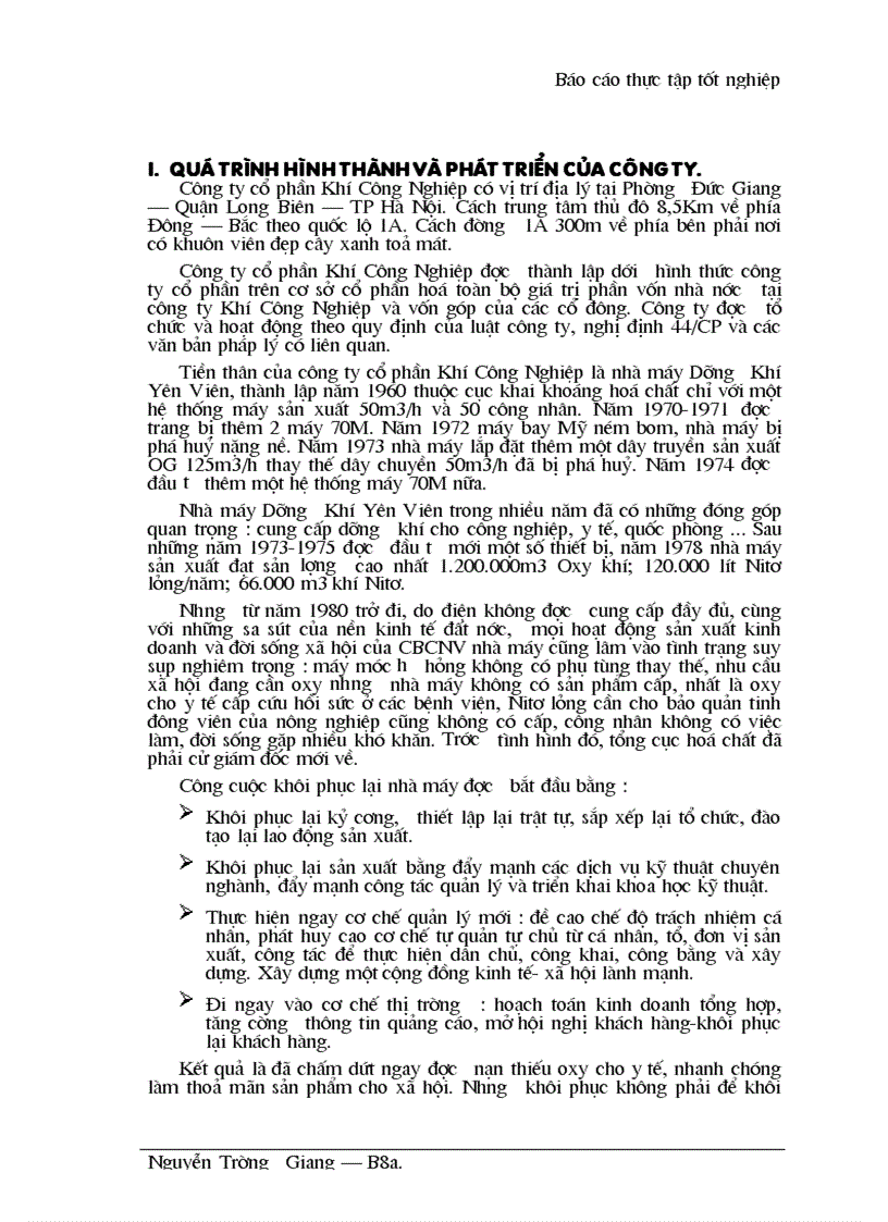 image for page Thực trạng công tác Bảo Hộ Lao Động của công ty cổ phần Khí Công Nghiệp