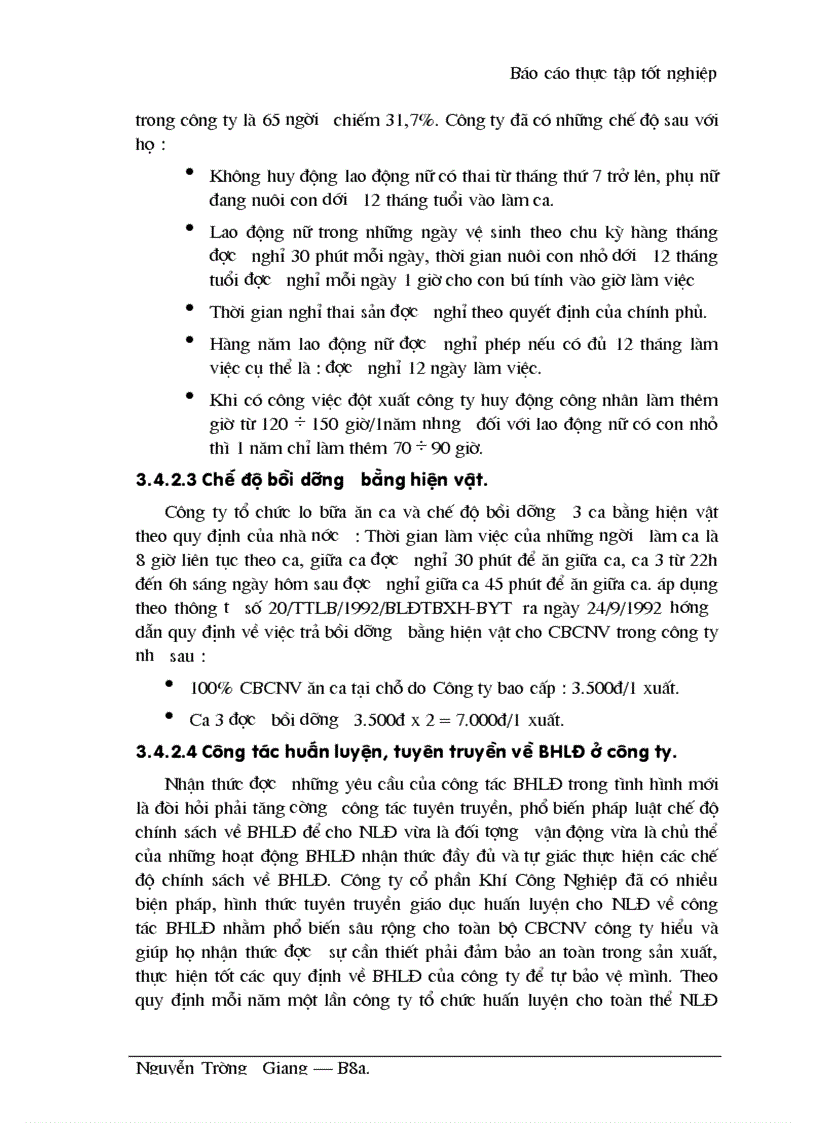 image for page Thực trạng công tác Bảo Hộ Lao Động của công ty cổ phần Khí Công Nghiệp