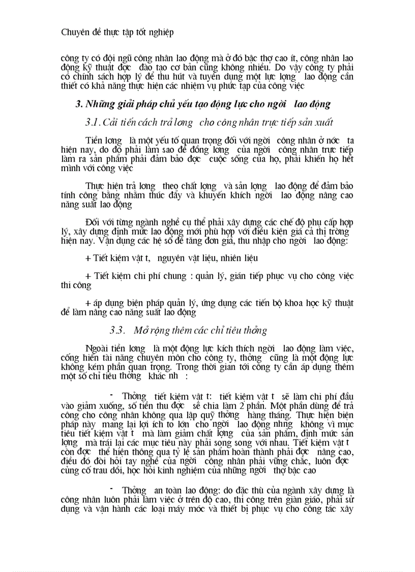 image for page Một số biện pháp tạo động lực cho người lao động nhằm nâng cao hiệu quả sản xuất ở Công ty cơ giới và xây dựng Thăng Long