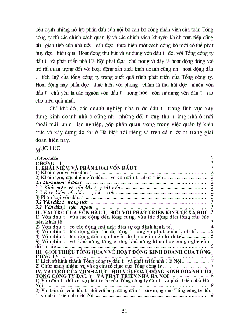 image for page Thực trạng thu hút và sử dụng vốn đầu tư ở Tổng công ty đầu tư và phát triển nhà hà nội Thực trạng và giải pháp