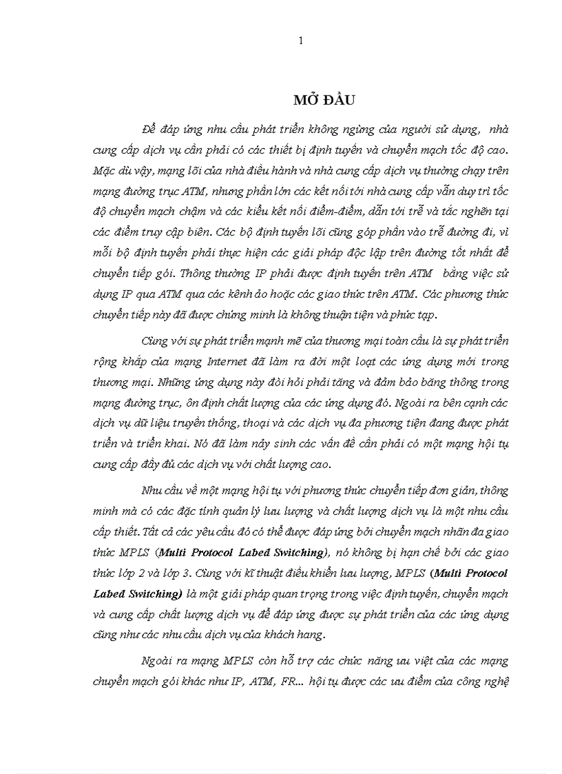 image for page Công nghệ chuyển mạch nhãn đa giao thức MPLS có mô phỏng