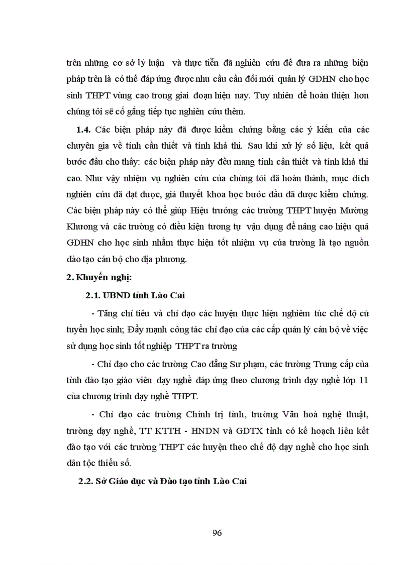 image for page Biện pháp quản lý giáo dục hướng nghiệp của hiệu trưởng trường THPT theo hướng tạo nguồn đào tạo cán bộ xã ở huyện Mường Khương tỉnh Lào Cai