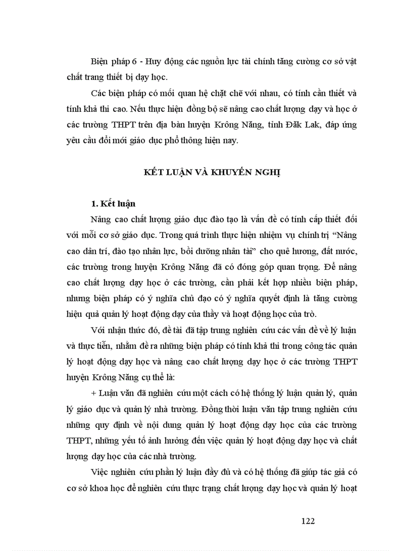 image for page Biện pháp quản lý của hiệu trưởng nhằm nâng cao chất lượng dạy học ở các trường THPT huyện Krông Năng tỉnh Đắk Lắk