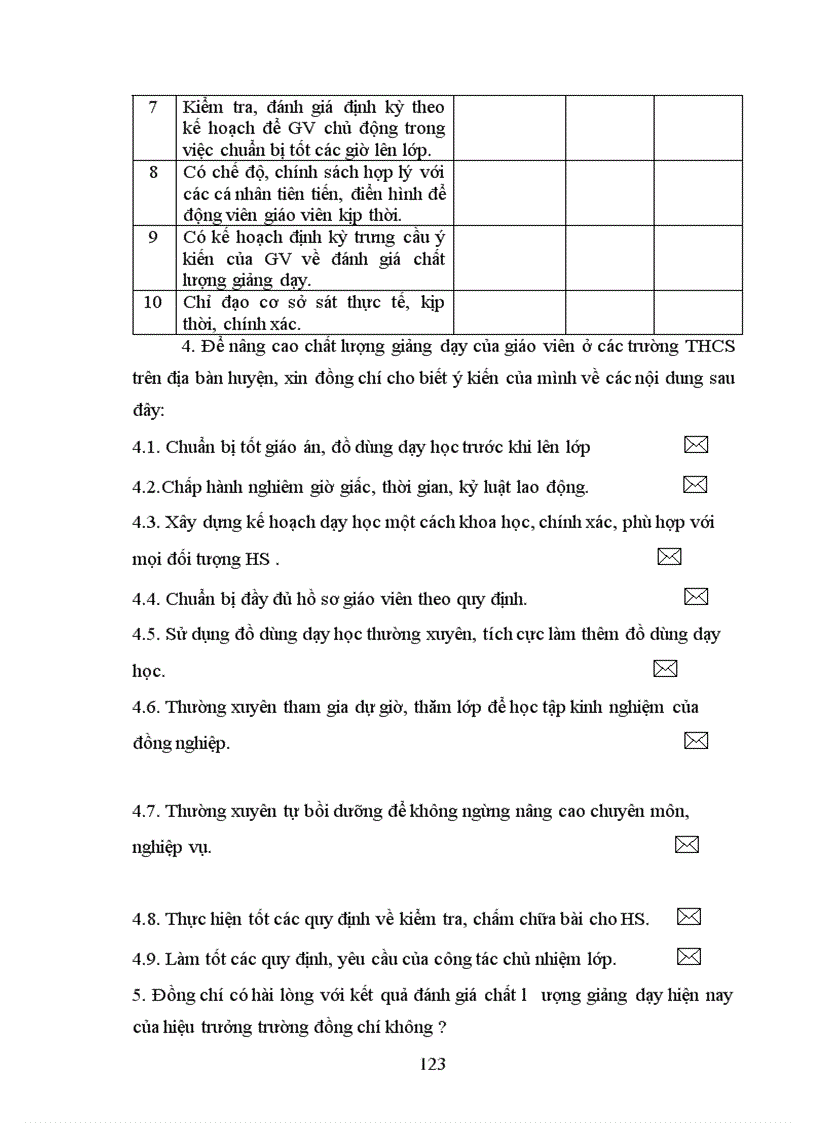 image for page Biện pháp quản lý đánh giá chất lượng giảng dạy của giáo viên trung học cơ sở huyện Bảo Yên tỉnh Lào Cai