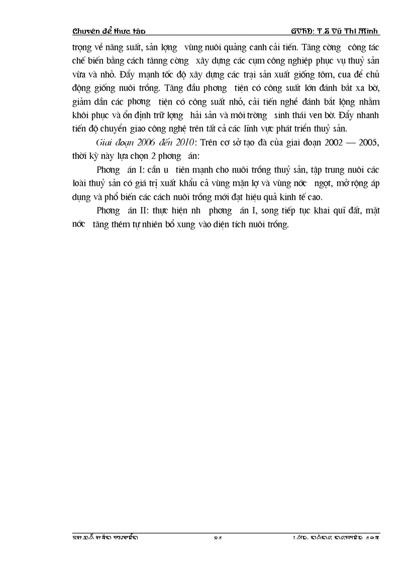 image for page Thực trạng và các giải pháp phát triển ngành nuôi trồng thuỷ sản huyện Giao Thuỷ tỉnh Nam Định