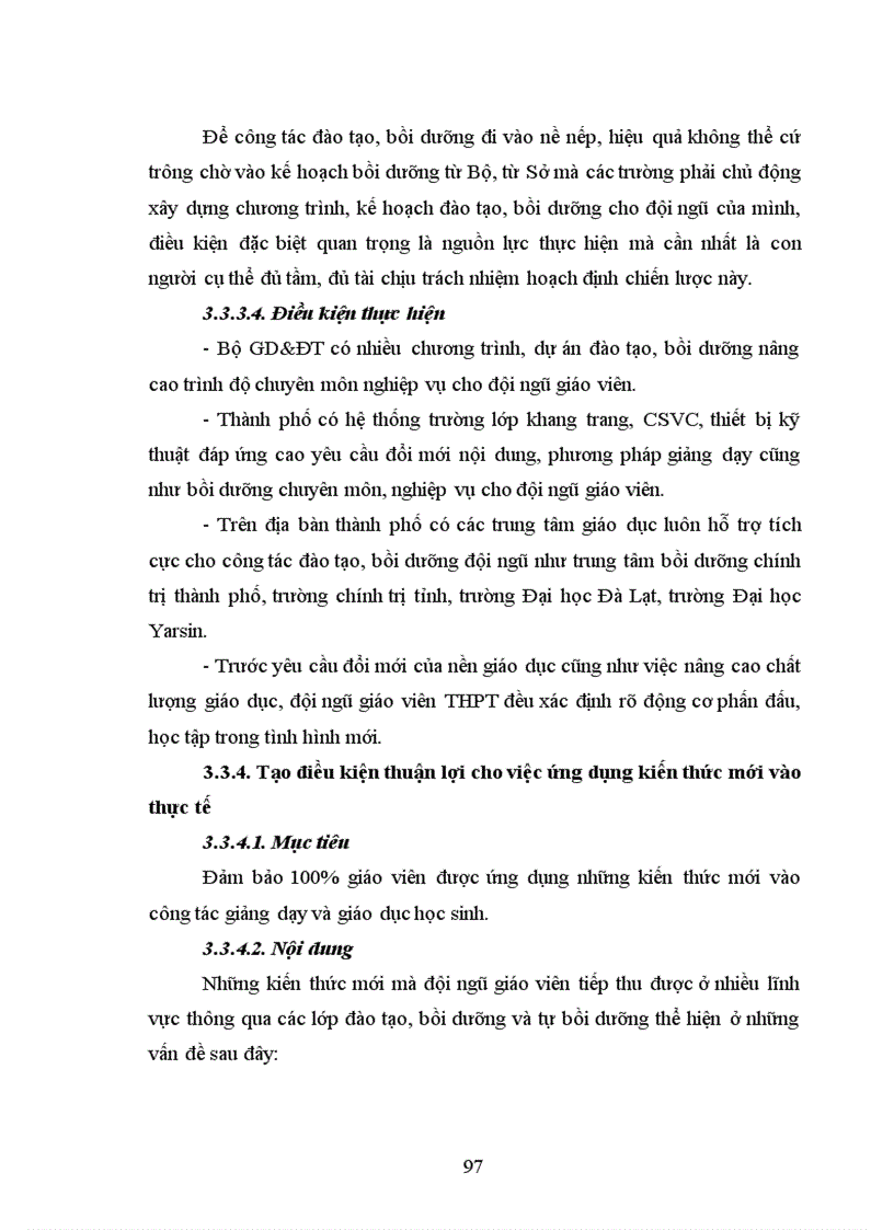 image for page Phát triển đội ngũ giáo viên các trường trung học phổ thông vùng ven thành phố Đà Lạt đáp ứng xây dựng trường chuẩn quốc gia