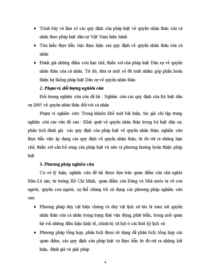 image for page Quy định của pháp luật dân sự về quyền nhân thân