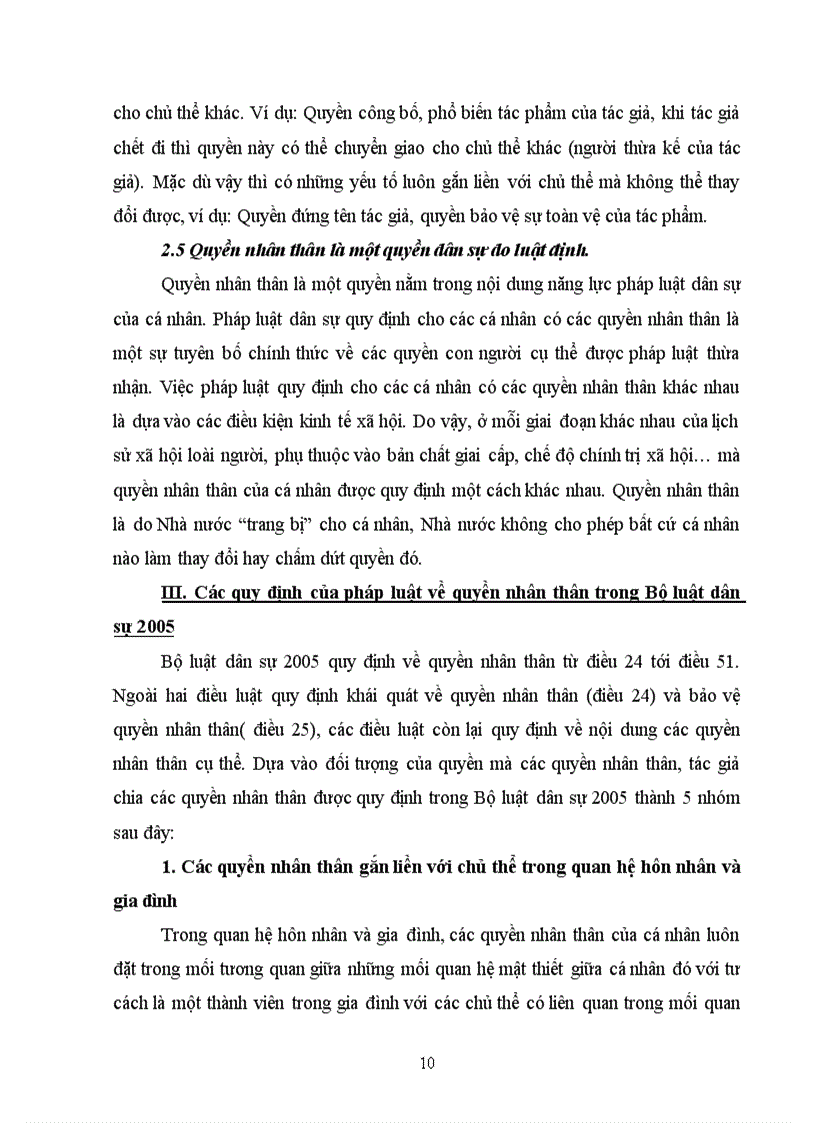 image for page Quy định của pháp luật dân sự về quyền nhân thân