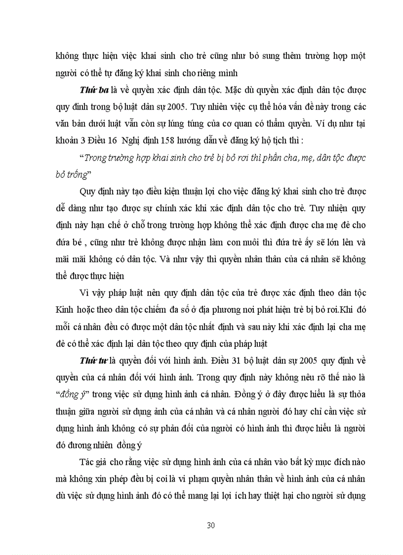 image for page Quy định của pháp luật dân sự về quyền nhân thân