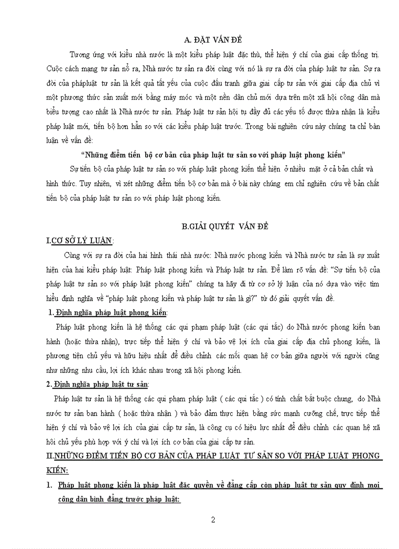 image for page Những điểm tiến bộ cơ bản của Pháp luật tư sản so với pháp luật phong kiến
