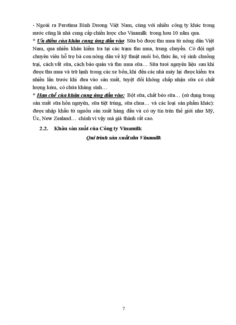 image for page Phân tích chuỗi cung ứng ngành sữa Việt Nam Lựa chọn DN trong chuỗi cung ứng làm trọng tâm nghiên cứu Công ty sữa VINAMILK