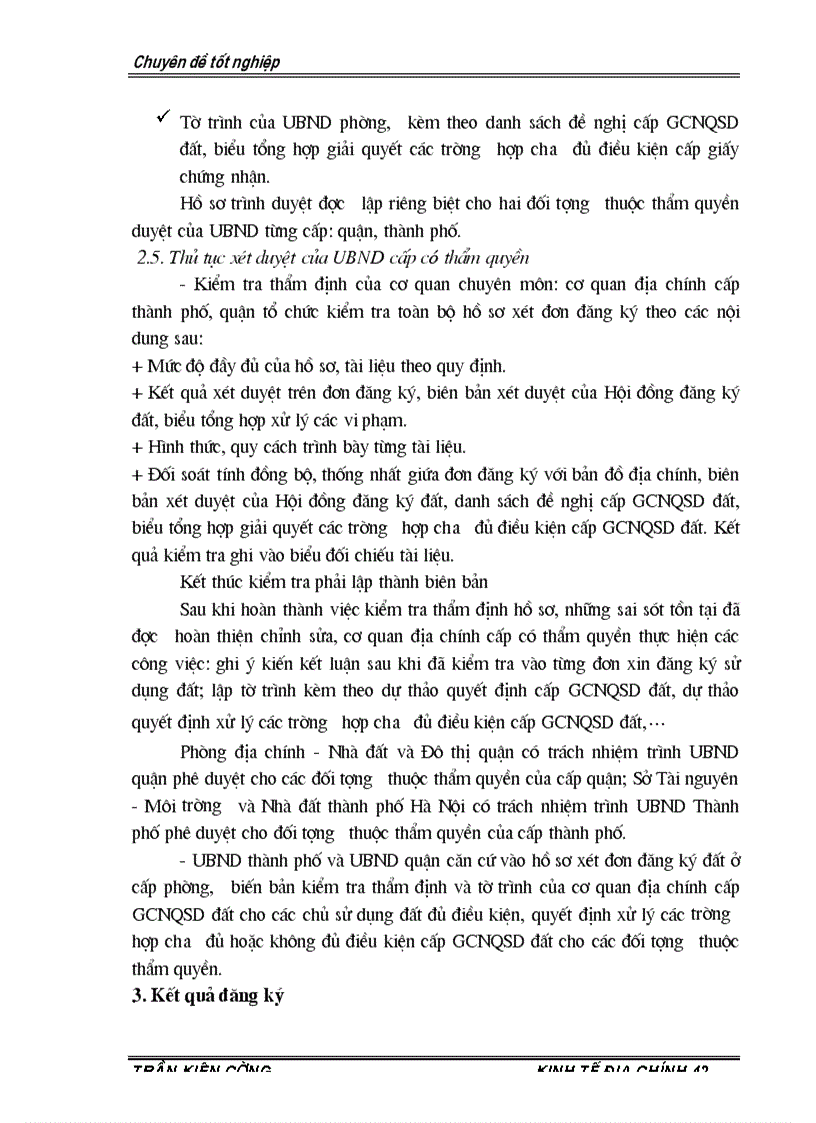 image for page Thực trạng và Giải pháp nhằm thúc đẩy việc cấp giấy chứng nhận quyền sử dụng đất trên địa bàn quận Cầu Giấy thành phố Hà Nội