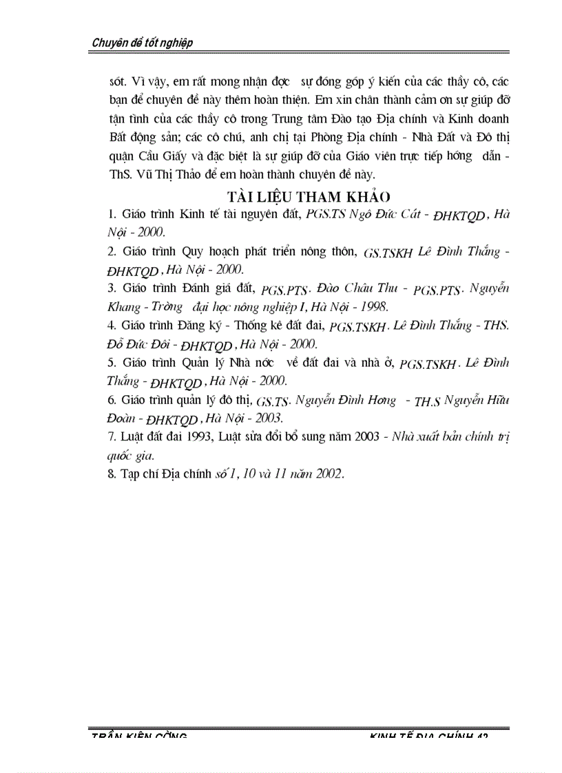 image for page Thực trạng và Giải pháp nhằm thúc đẩy việc cấp giấy chứng nhận quyền sử dụng đất trên địa bàn quận Cầu Giấy thành phố Hà Nội