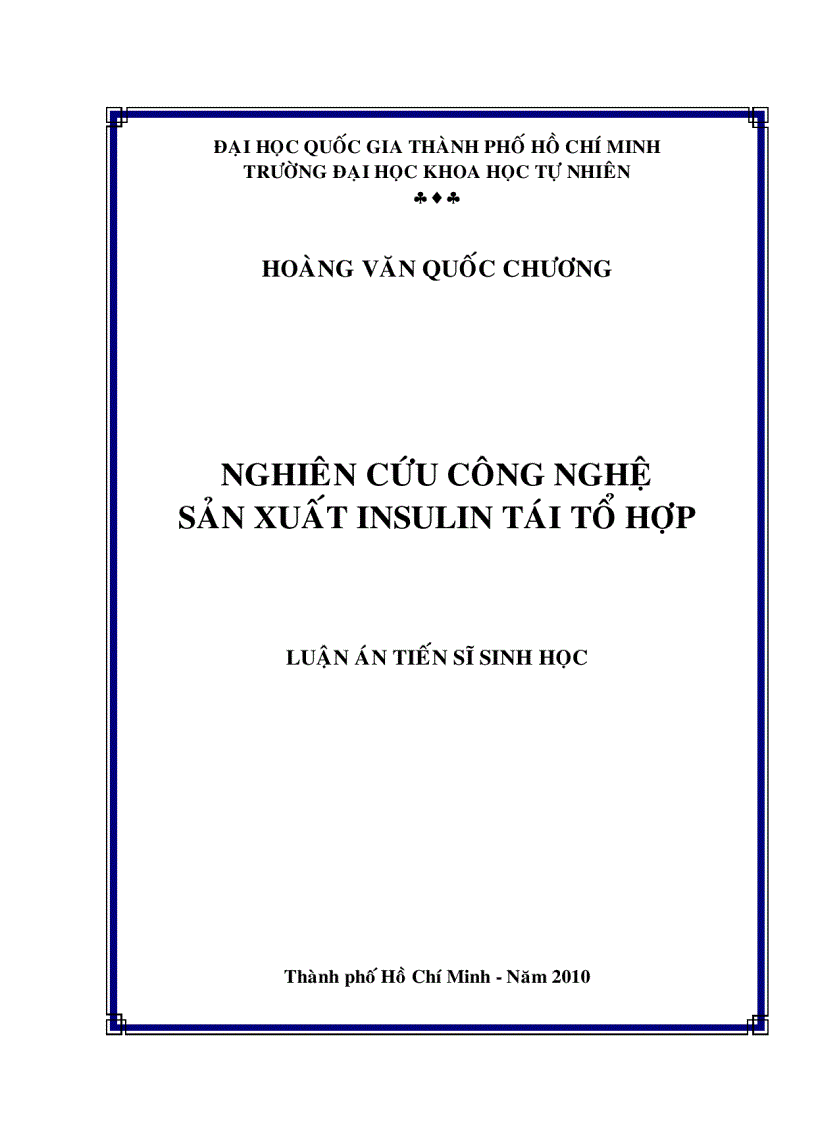 image for page Nghiên cứu công nghệ sản xuất insulin tái tổ hợp