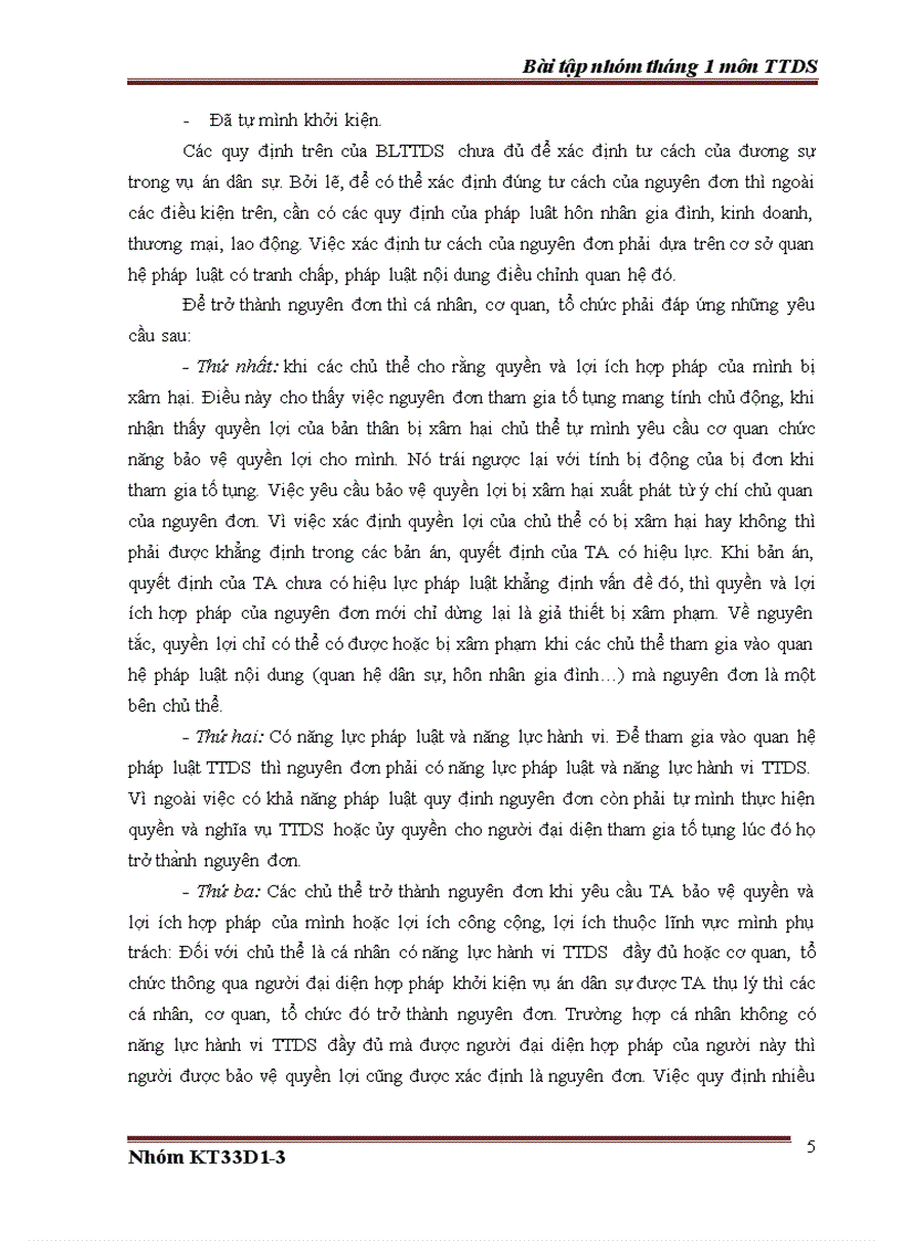 image for page Bài tập tố tụng dân sự Đương sự trong vụ án dân sự trong vụ án dân sự