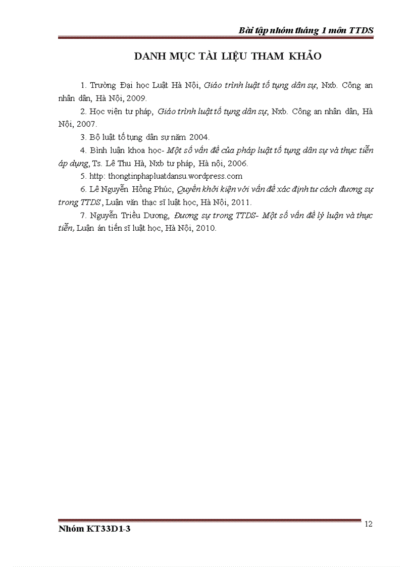 image for page Bài tập tố tụng dân sự Đương sự trong vụ án dân sự trong vụ án dân sự