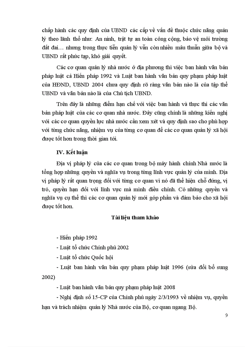 image for page Địa vị pháp lý của các cơ quan trong bộ máy hành chính nhà nước