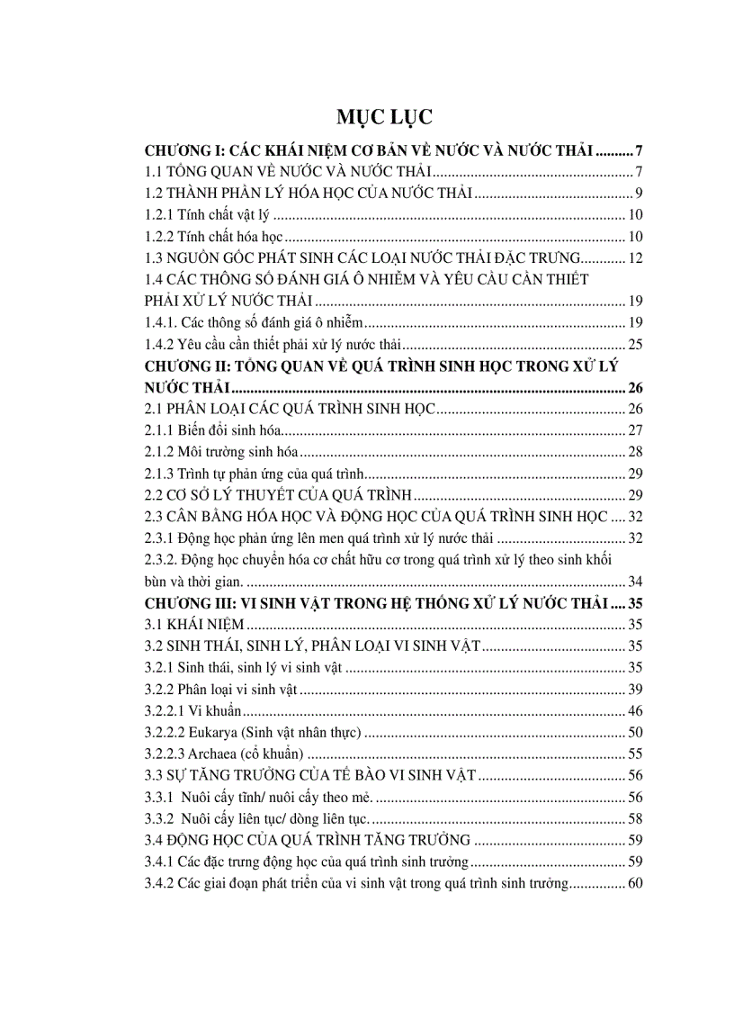 image for page Xử lí nước thải bằng phương pháp sih học