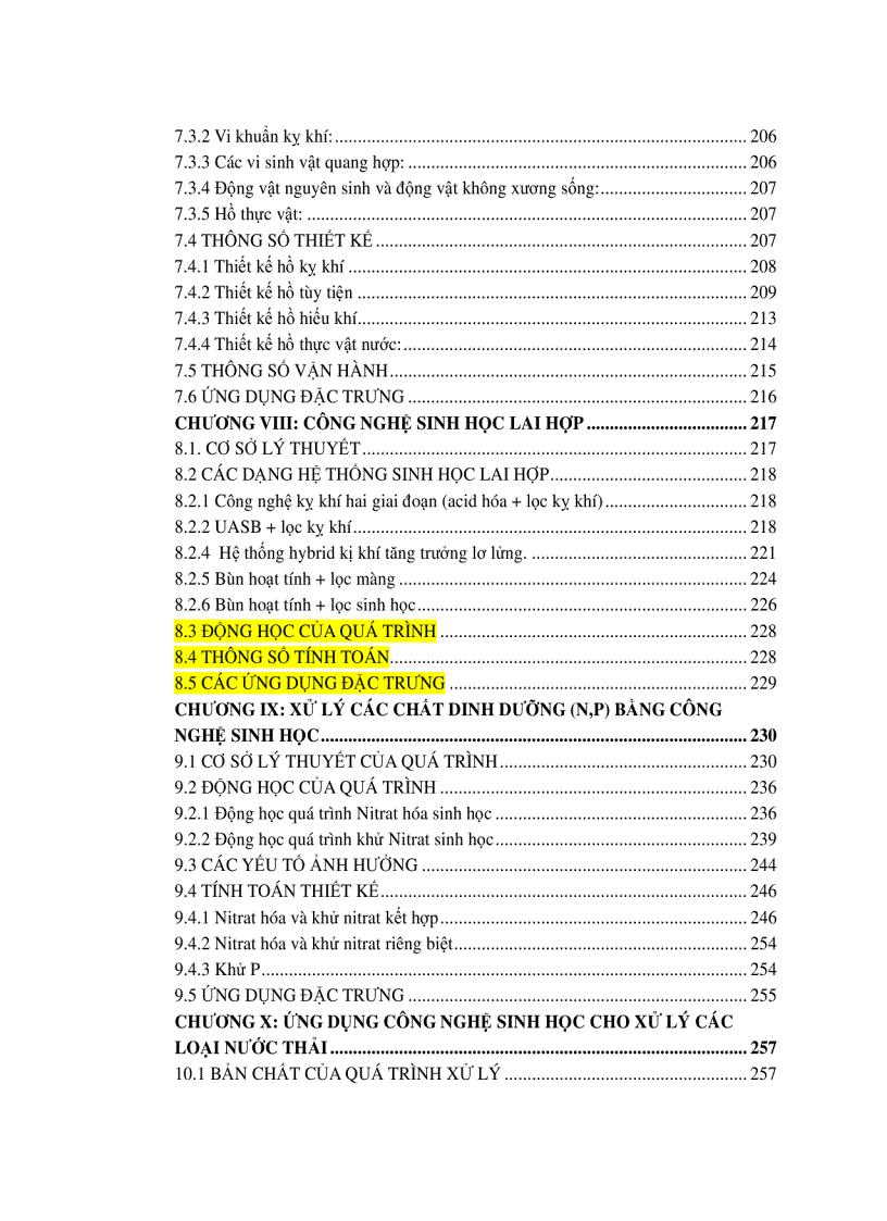 image for page Xử lí nước thải bằng phương pháp sih học