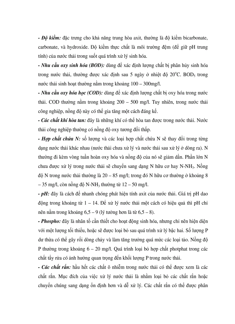 image for page Xử lí nước thải bằng phương pháp sih học