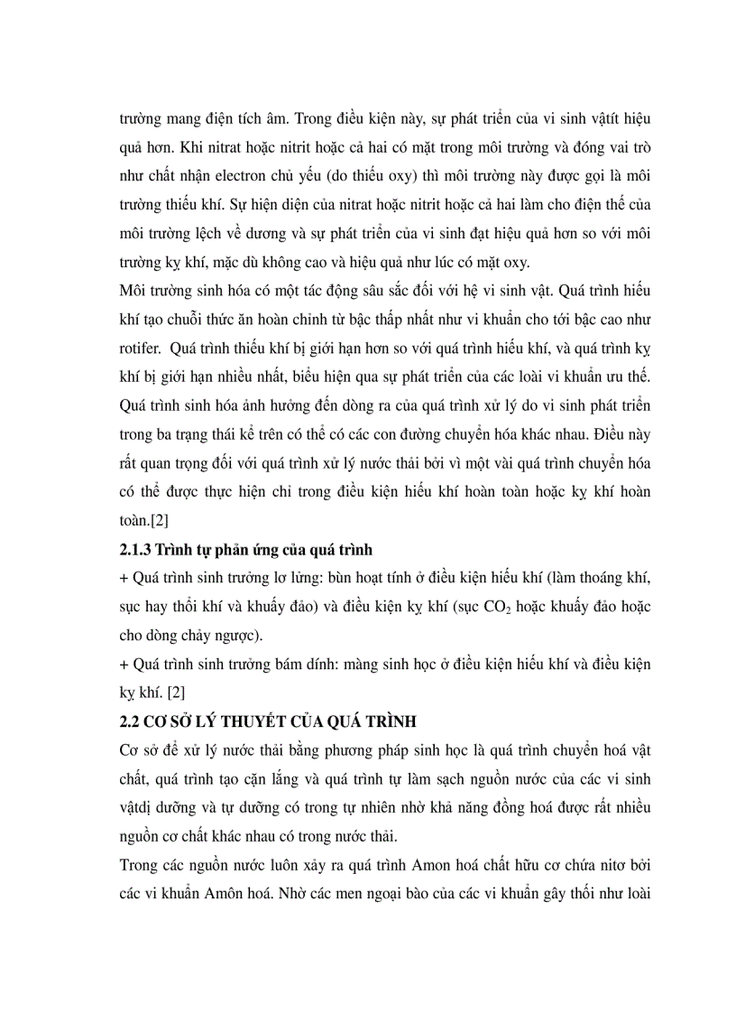 image for page Xử lí nước thải bằng phương pháp sih học