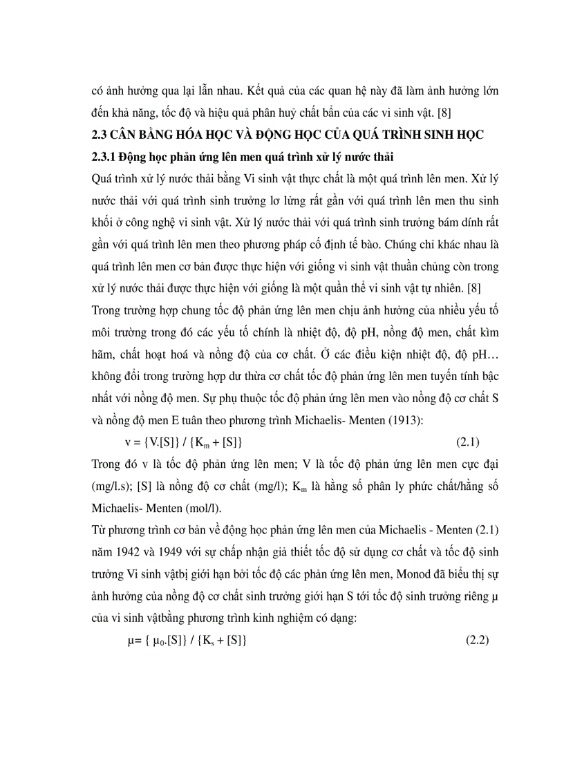 image for page Xử lí nước thải bằng phương pháp sih học