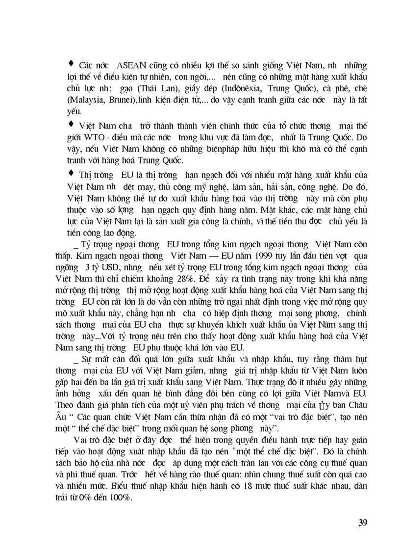 image for page Một số giải pháp thúc đẩy hoạt động xuất khẩu hàng hoá của Việt Nam sang thị trường EU giai đoạn 2001 2010