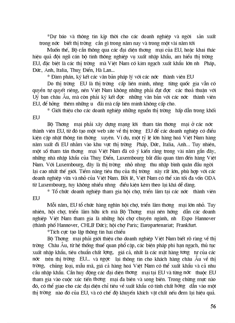 image for page Một số giải pháp thúc đẩy hoạt động xuất khẩu hàng hoá của Việt Nam sang thị trường EU giai đoạn 2001 2010