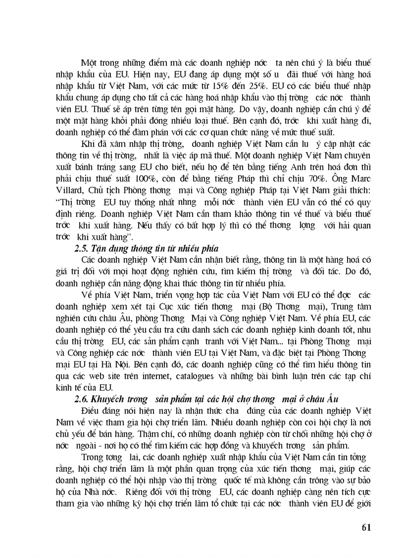 image for page Một số giải pháp thúc đẩy hoạt động xuất khẩu hàng hoá của Việt Nam sang thị trường EU giai đoạn 2001 2010