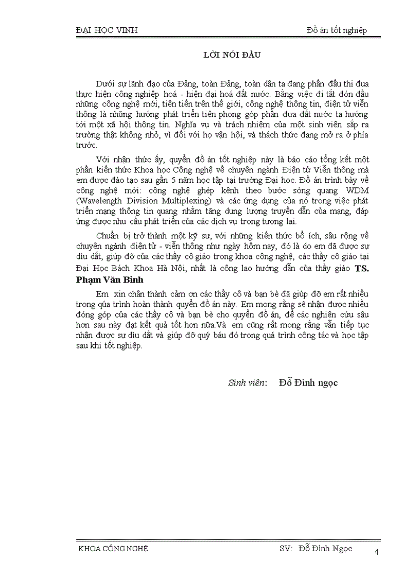 image for page Công nghệ WDM và ứng dụng