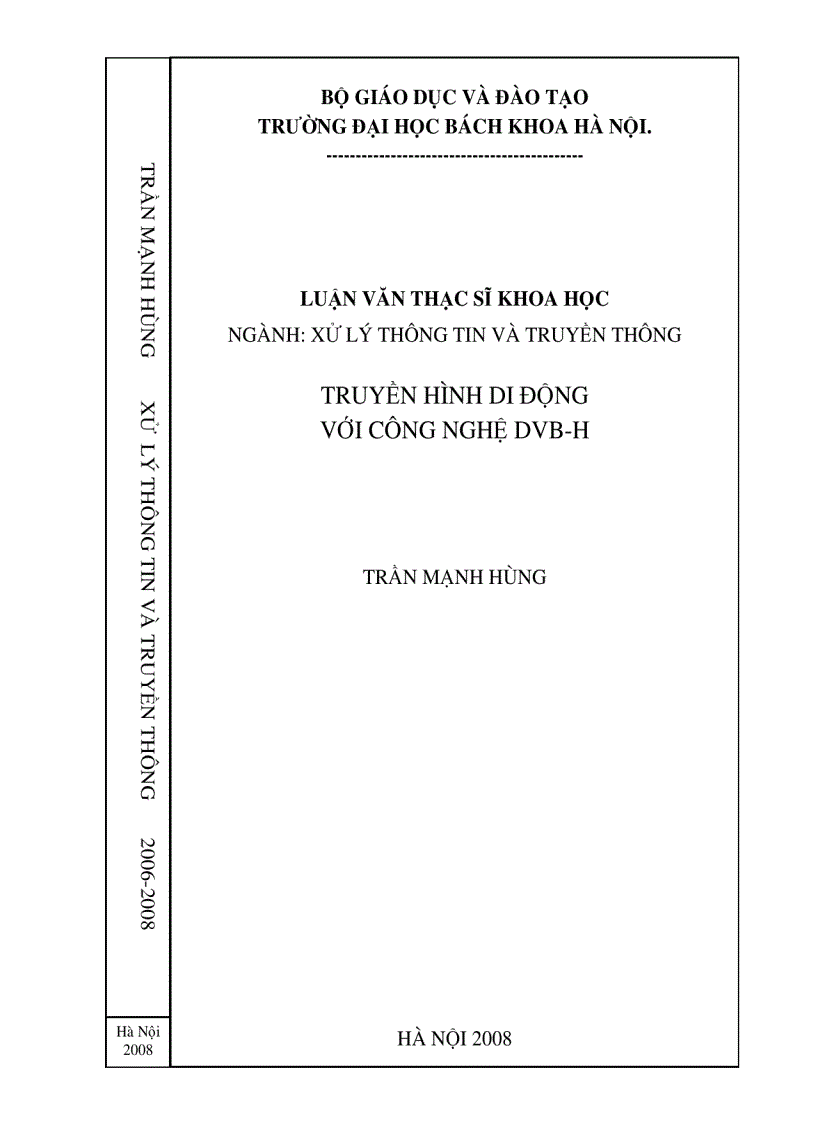 image for page Truyền hình di động với công nghệ DVB H