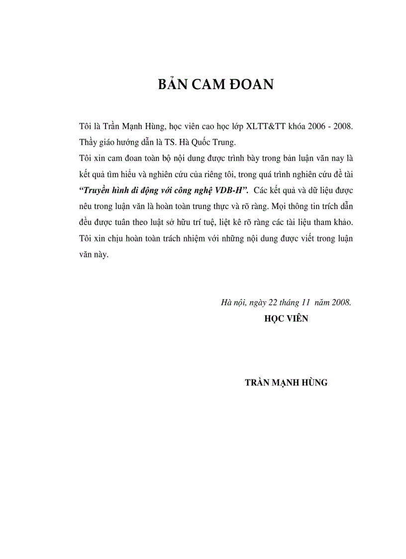 image for page Truyền hình di động với công nghệ DVB H