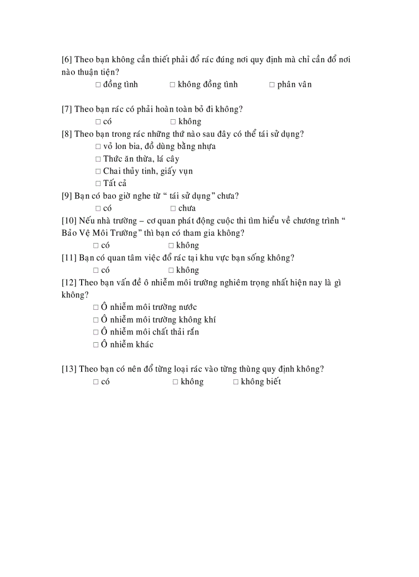 image for page Nghiên cứu hiện trạng và đề xuất các giải pháp quản lý rác thải sinh hoạt tại Thị Trấn Long Hải Huyện Long Điền Tỉnh Bà Rịa Vũng Tàu