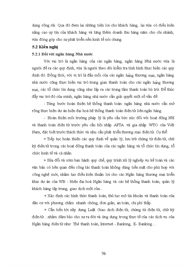 image for page Giải pháp mở rộng hoạt động thanh toán không dùng tiền mặt tại Ngân hàng thương mại cổ phần Ngoại thương Việt Nam chi nhánh ĐăkLăk