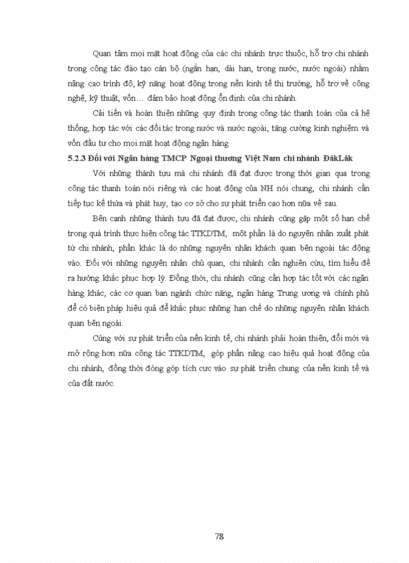 image for page Giải pháp mở rộng hoạt động thanh toán không dùng tiền mặt tại Ngân hàng thương mại cổ phần Ngoại thương Việt Nam chi nhánh ĐăkLăk