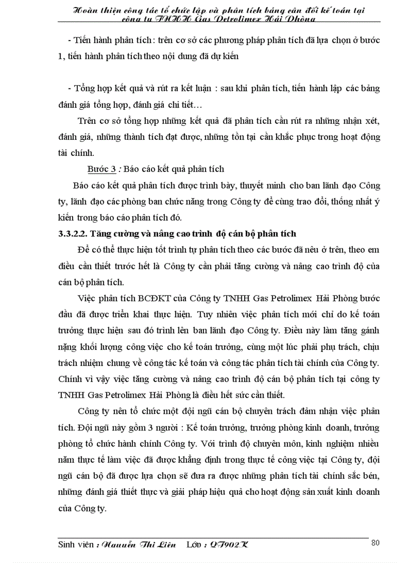 image for page Hoàn thiện công tác tổ chức lập và phân tích bảng cân đối kế toán tại công ty TNHH Gas Petrolimex Hải Phòng