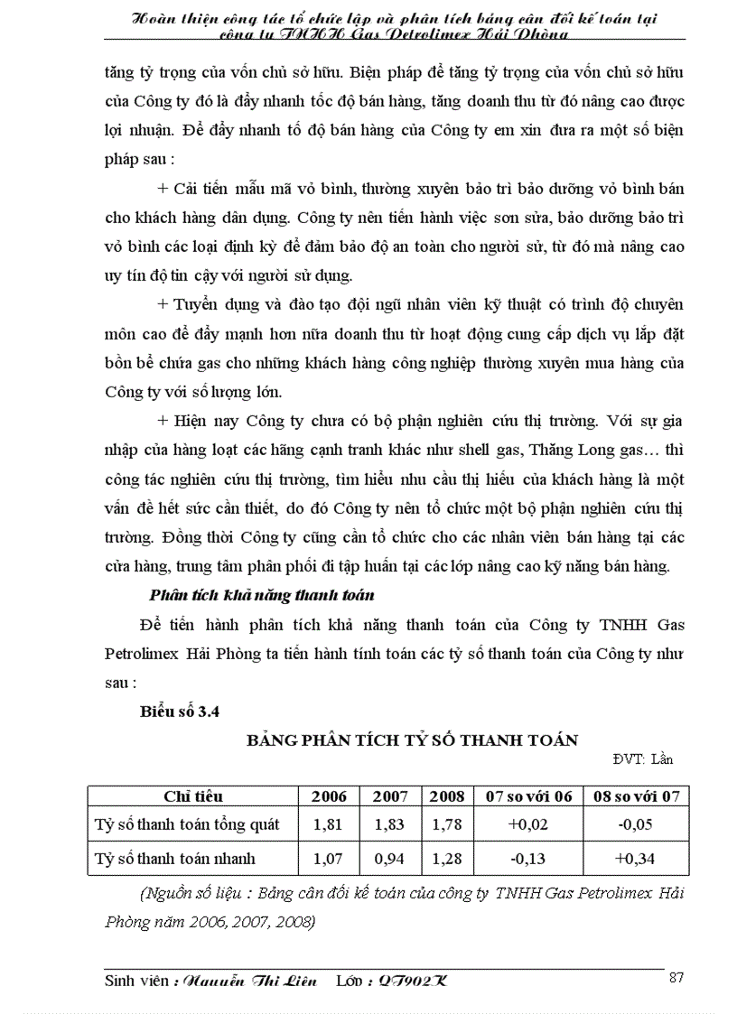 image for page Hoàn thiện công tác tổ chức lập và phân tích bảng cân đối kế toán tại công ty TNHH Gas Petrolimex Hải Phòng