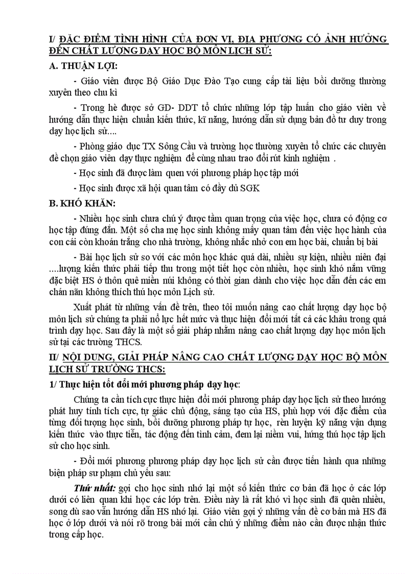 image for page Nâng cao chất lượng dạy học bộ môn lịch sử trường thcs