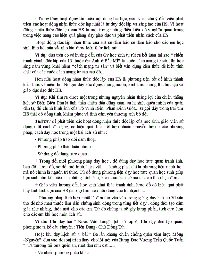 image for page Nâng cao chất lượng dạy học bộ môn lịch sử trường thcs