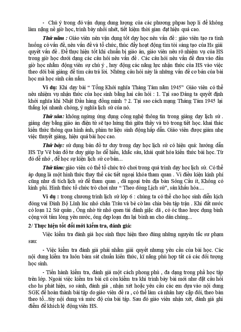 image for page Nâng cao chất lượng dạy học bộ môn lịch sử trường thcs