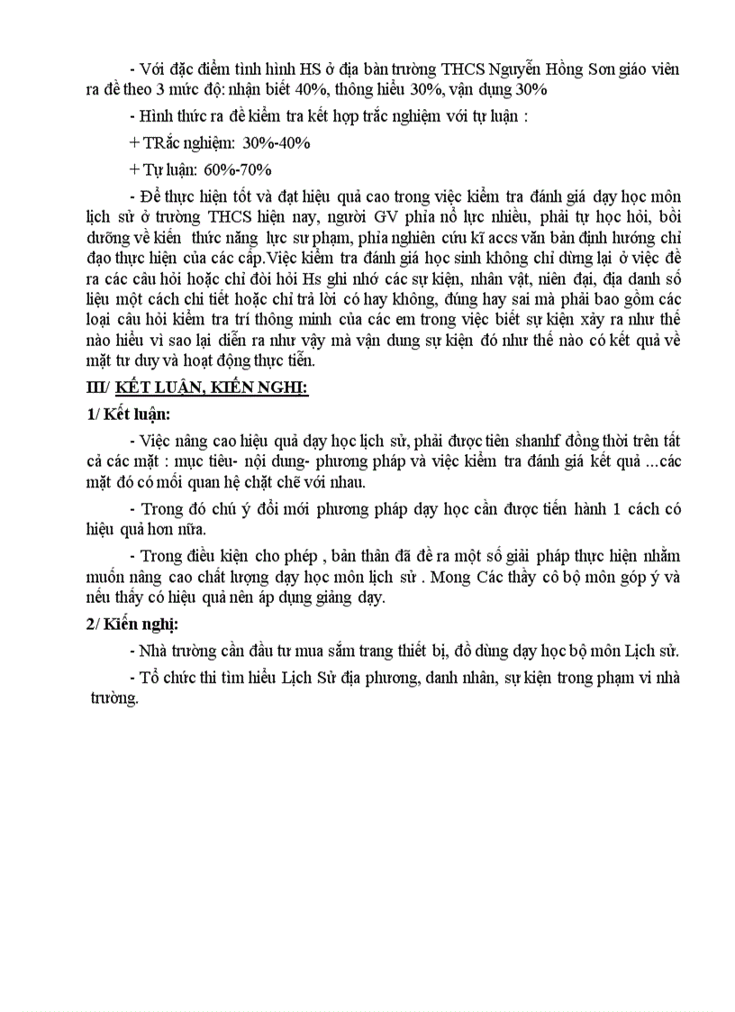 image for page Nâng cao chất lượng dạy học bộ môn lịch sử trường thcs