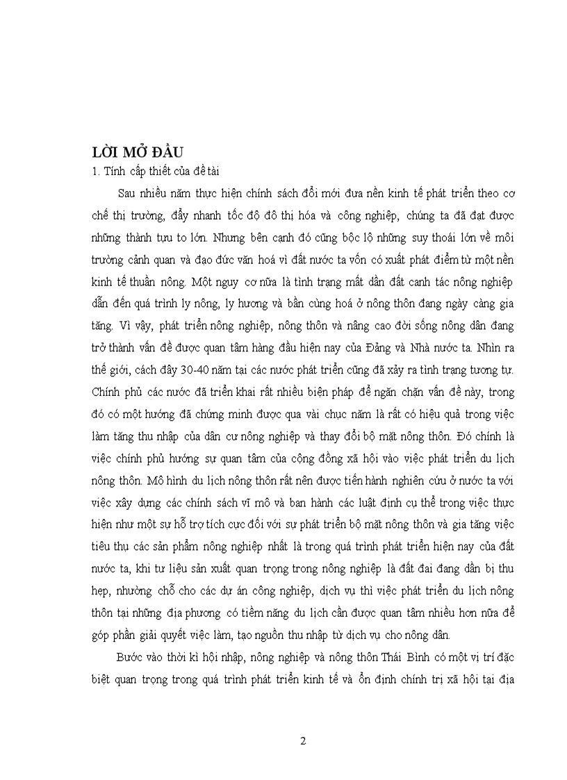 image for page Phát triển du lịch nông thôn ở Thái Bình