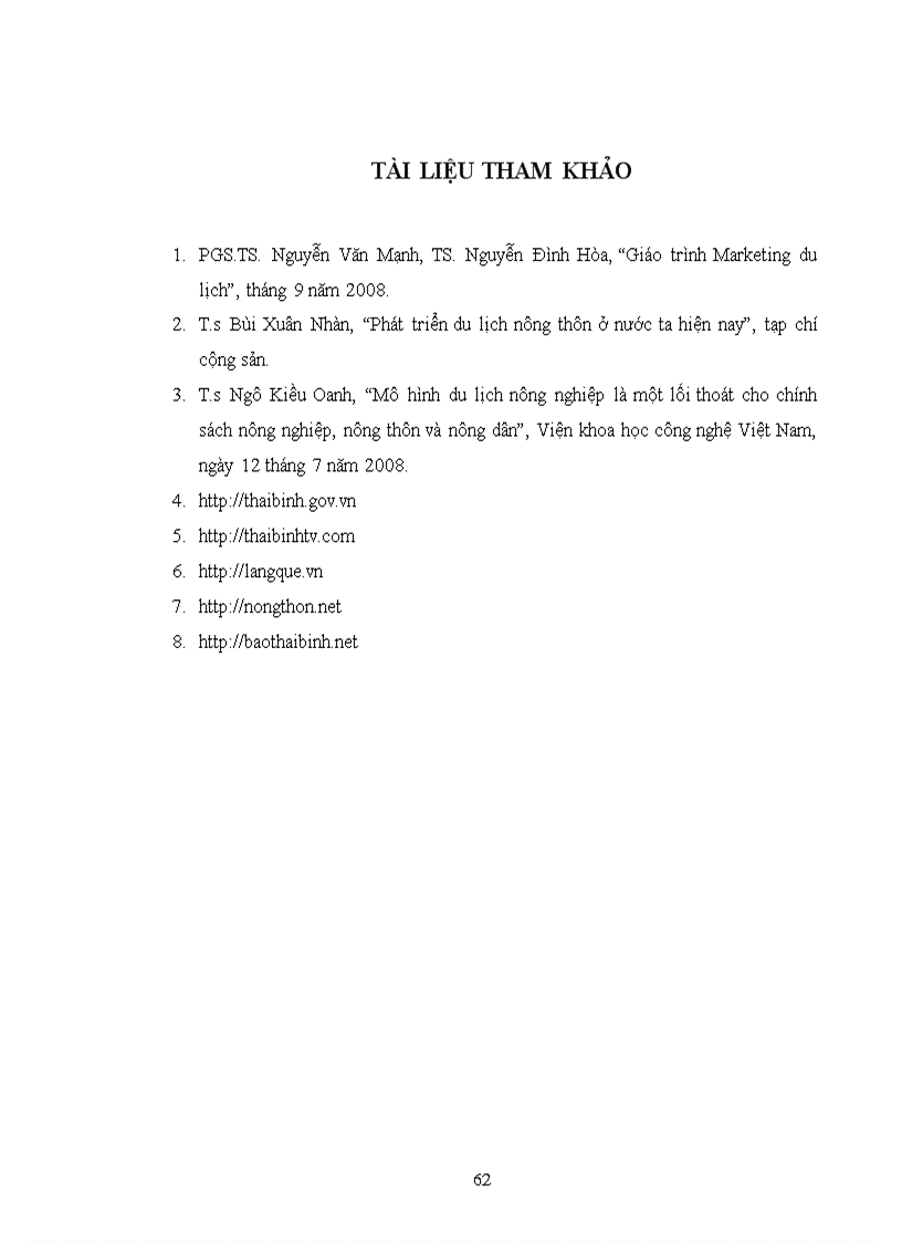 image for page Phát triển du lịch nông thôn ở Thái Bình