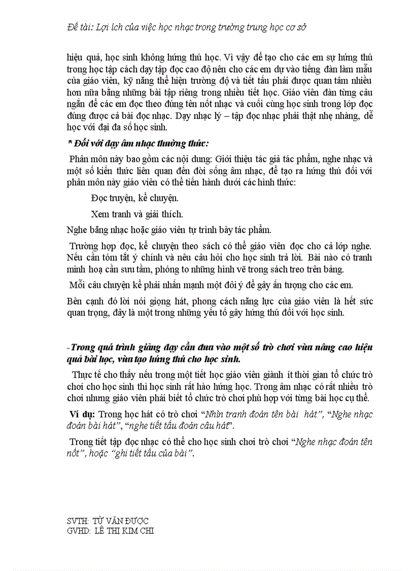 image for page Lợi ích của việc học nhạc ở trường trung học cơ sở