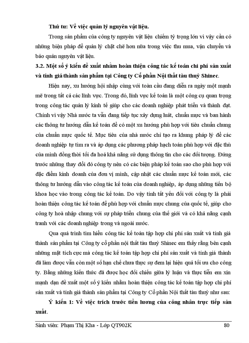 image for page Hoàn thiện tổ chức kế toán tập hợp chi phí sản xuất và tính giá thành sản phẩm tại Công ty Cổ phần Nội thất tàu thuỷ Shinec