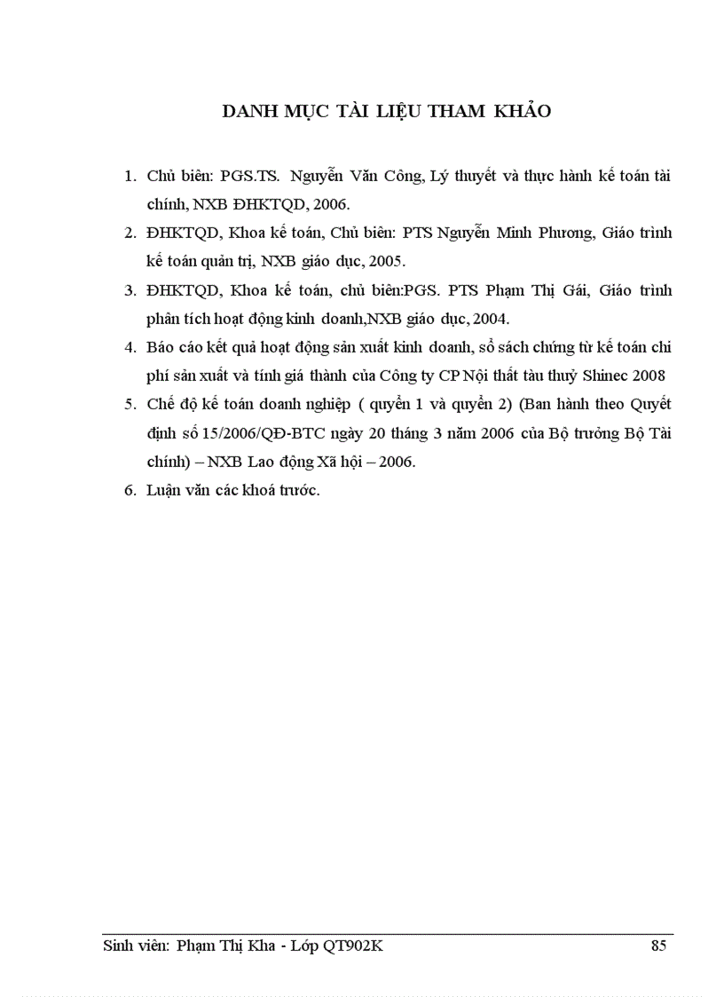 image for page Hoàn thiện tổ chức kế toán tập hợp chi phí sản xuất và tính giá thành sản phẩm tại Công ty Cổ phần Nội thất tàu thuỷ Shinec