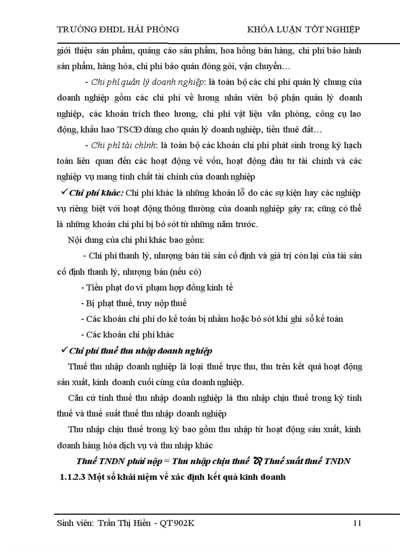 image for page Hoàn thiện tổ chức công tác kế toán doanh thu chi phí và xác định kết quả kinh doanh tại Công ty TNHH An Cư