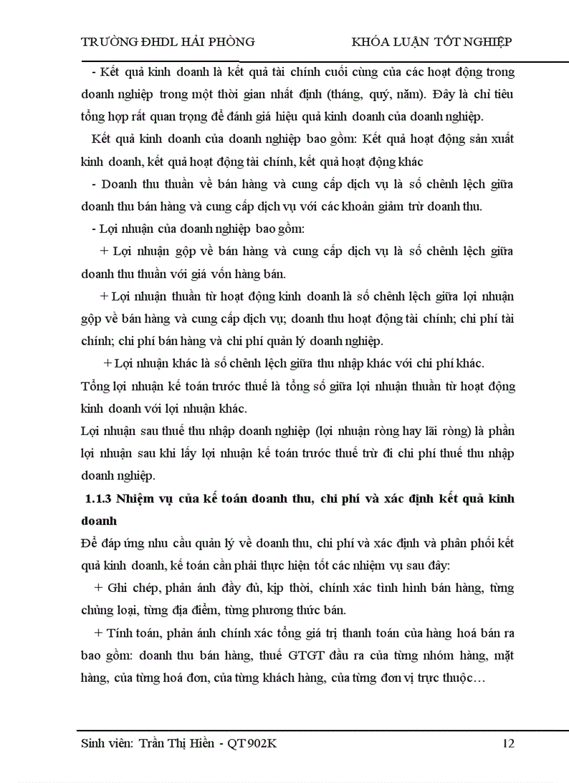 image for page Hoàn thiện tổ chức công tác kế toán doanh thu chi phí và xác định kết quả kinh doanh tại Công ty TNHH An Cư