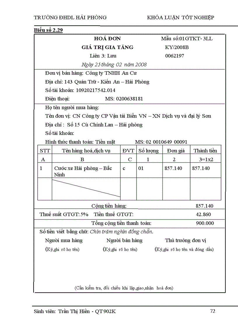 image for page Hoàn thiện tổ chức công tác kế toán doanh thu chi phí và xác định kết quả kinh doanh tại Công ty TNHH An Cư