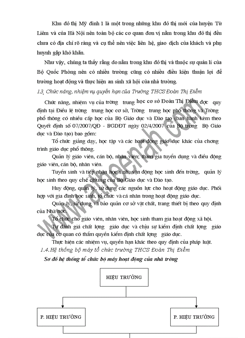 image for page Công tác xã hội tại trường THCS Đoàn Thị Điểm